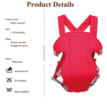 Load image into Gallery viewer, 2-30 Months Breathable Front Facing Baby Carrier Comfortable Sling Backpack Pouch Wrap Baby Kangaroo Adjustable Safety Carrier