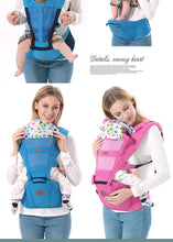 Load image into Gallery viewer, Ergonomic Baby Carrier Backpack Multifunctional 3 In 1 Hipseat Baby Sling Wrap Breathable Hooded Kangaroo For 1-36M