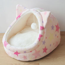 Load image into Gallery viewer, Pet Dog House Nest With Mat Foldable Dog Basket Cat Bed For Small Medium Dogs Travel Puppy Kennels For Cats Chihuahua Cushion