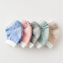 Load image into Gallery viewer, 0-18 Months babys Non-slip Baby Kneecap Summer Children's Cotton Knee Pad Baby Crawling Knee Pads Terry Thick Mesh Breathable