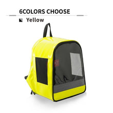 Load image into Gallery viewer, EFCAT Pet Cat kitty kitten Dog Puppy Backpack Transport Travel Bag Transparent Fashion Leather Carry Light Carrier EDENPETZ