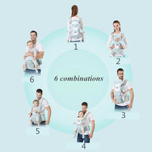 Load image into Gallery viewer, Ergonomic new born Baby Carrier Infant Kids Backpack Hipseat Sling Front Facing Kangaroo Baby Wrap for Baby Travel 0-36 months