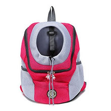 Load image into Gallery viewer, New Out Double Shoulder Portable Travel Backpack Outdoor Pet Dog Carrier Bag Pet Dog Front Bag Mesh Backpack Head
