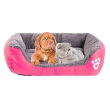 Load image into Gallery viewer, (S-3XL) Large Pet Cat Dog Bed 8Colors Warm Cozy Dog House Soft Fleece Nest Dog Baskets Mat Autumn Winter Waterproof Kennel #1