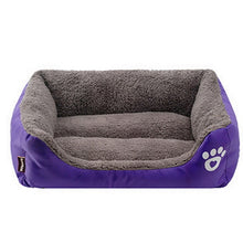 Load image into Gallery viewer, (S-3XL) Large Pet Cat Dog Bed 8Colors Warm Cozy Dog House Soft Fleece Nest Dog Baskets Mat Autumn Winter Waterproof Kennel #1