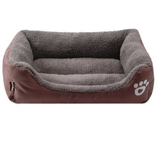Load image into Gallery viewer, (S-3XL) Large Pet Cat Dog Bed 8Colors Warm Cozy Dog House Soft Fleece Nest Dog Baskets Mat Autumn Winter Waterproof Kennel #1