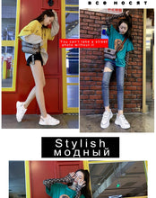 Load image into Gallery viewer, 2020 Sneakers Women Platform Shoes Fashionable Thick Sole Basket Femme Trainers Zapatos Mujer Designer Casual Chunky Shoes Woman