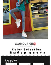 Load image into Gallery viewer, 2020 Sneakers Women Platform Shoes Fashionable Thick Sole Basket Femme Trainers Zapatos Mujer Designer Casual Chunky Shoes Woman