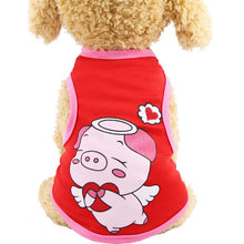 Load image into Gallery viewer, New T-shirt Soft Puppy Dogs Clothes Cute Pet Dog Clothes Cartoon Clothing Summer Shirt Casual Vests for Small Pet Supplies
