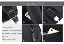 Load image into Gallery viewer, VENIWAY Multifunction USB Charge 15 inch Waterproof Laptop Backpacks Male Mochila For XD City Antitheif Travel Design Backpack