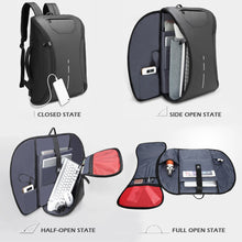 Load image into Gallery viewer, VENIWAY Multifunction USB Charge 15 inch Waterproof Laptop Backpacks Male Mochila For XD City Antitheif Travel Design Backpack