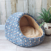 Load image into Gallery viewer, Pet Dog House Nest With Mat Foldable Dog Basket Cat Bed For Small Medium Dogs Travel Puppy Kennels For Cats Chihuahua Cushion