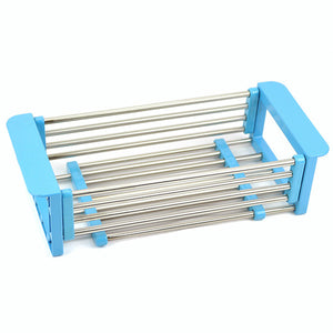 Adjustable Drain rack/washing basket