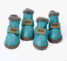 Load image into Gallery viewer, Pet shoes dog thick snow boots warm Teddy autumn and winter shoes VIP shoes
