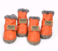 Load image into Gallery viewer, Pet shoes dog thick snow boots warm Teddy autumn and winter shoes VIP shoes
