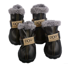 Load image into Gallery viewer, Pet shoes dog thick snow boots warm Teddy autumn and winter shoes VIP shoes
