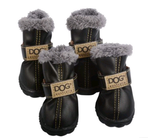 Pet shoes dog thick snow boots warm Teddy autumn and winter shoes VIP shoes