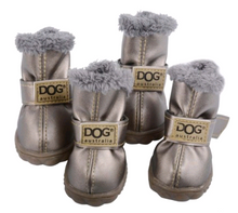 Load image into Gallery viewer, Pet shoes dog thick snow boots warm Teddy autumn and winter shoes VIP shoes
