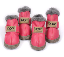 Load image into Gallery viewer, Pet shoes dog thick snow boots warm Teddy autumn and winter shoes VIP shoes
