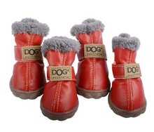 Load image into Gallery viewer, Pet shoes dog thick snow boots warm Teddy autumn and winter shoes VIP shoes
