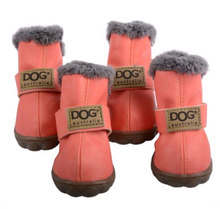 Load image into Gallery viewer, Pet shoes dog thick snow boots warm Teddy autumn and winter shoes VIP shoes
