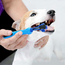 Load image into Gallery viewer, Dog Toothbrush Soft Pet Cat Toothbrush withThree Sided Dogs Rubber Tooth Brush Bad Breath Tartar Teeth Tool Pet Accessories
