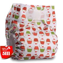 Load image into Gallery viewer, [Littles&amp;Bloomz] One Size Reusable Cloth Nappy Washable Waterproof  Baby Pocket Diaper STANDARD Hook-Loop Cover Wrap Insert
