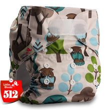 Load image into Gallery viewer, [Littles&amp;Bloomz] One Size Reusable Cloth Nappy Washable Waterproof  Baby Pocket Diaper STANDARD Hook-Loop Cover Wrap Insert
