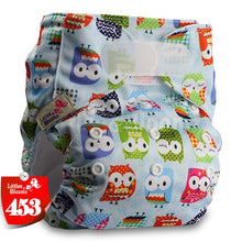 Load image into Gallery viewer, [Littles&amp;Bloomz] One Size Reusable Cloth Nappy Washable Waterproof  Baby Pocket Diaper STANDARD Hook-Loop Cover Wrap Insert
