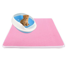 Load image into Gallery viewer, Waterproof Pet Cat Litter Mat EVA Double Layer Cat Litter Trapping Pet Litter Cat Mat Clean Pad Products For Cats Accessories
