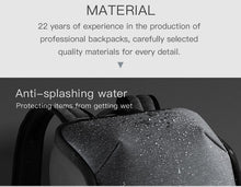 Load image into Gallery viewer, Kingsons Multifunction Men 15 inch Laptop Backpacks  Fashion Waterproof Travel Backpack Anti-thief male Mochila school bags hot
