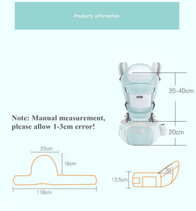 Ergonomic new born Baby Carrier Infant Kids Backpack Hipseat Sling Front Facing Kangaroo Baby Wrap for Baby Travel 0-36 months