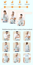 Load image into Gallery viewer, Ergonomic new born Baby Carrier Infant Kids Backpack Hipseat Sling Front Facing Kangaroo Baby Wrap for Baby Travel 0-36 months
