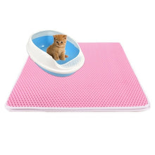 Load image into Gallery viewer, Waterproof Pet Cat Litter Mat EVA Double Layer Cat Litter Trapping Pet Litter Cat Mat Clean Pad Products For Cats Accessories
