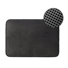 Load image into Gallery viewer, Waterproof Pet Cat Litter Mat EVA Double Layer Cat Litter Trapping Pet Litter Cat Mat Clean Pad Products For Cats Accessories
