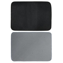 Load image into Gallery viewer, Waterproof Pet Cat Litter Mat EVA Double Layer Cat Litter Trapping Pet Litter Cat Mat Clean Pad Products For Cats Accessories

