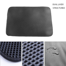Load image into Gallery viewer, Waterproof Pet Cat Litter Mat EVA Double Layer Cat Litter Trapping Pet Litter Cat Mat Clean Pad Products For Cats Accessories
