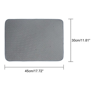 Waterproof Pet Cat Litter Mat EVA Double Layer Cat Litter Trapping Pet Litter Cat Mat Clean Pad Products For Cats Accessories