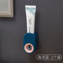 Load image into Gallery viewer, Household Toothpaste Automatic Dispenser Wall Mount Toothpaste Holder Automatic Squeezing Toothpaste Dispenser Health Safety
