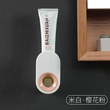 Load image into Gallery viewer, Household Toothpaste Automatic Dispenser Wall Mount Toothpaste Holder Automatic Squeezing Toothpaste Dispenser Health Safety
