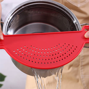 Dropship Rice Washing Drain Board Noodles Spaghetti Fruit Vegetable Tools Cleaning Colanders & Strainers Kitchen Accessories