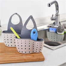 Load image into Gallery viewer, Useful Suction Cup Kitchen Sponge Drain Holder PP rubber Toilet Soap Shelf Organizer Sponge Storage Rack Basket Wash Cloth Tools
