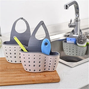 Useful Suction Cup Kitchen Sponge Drain Holder PP rubber Toilet Soap Shelf Organizer Sponge Storage Rack Basket Wash Cloth Tools