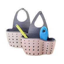 Load image into Gallery viewer, Useful Suction Cup Kitchen Sponge Drain Holder PP rubber Toilet Soap Shelf Organizer Sponge Storage Rack Basket Wash Cloth Tools
