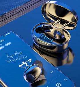Wireless Earphones TWS Bluetooth 5.0 Mini Earbuds Stereo Bass LED Power Display Noise Cancelling Sports Waterproof Earbud In Ear