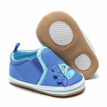 Load image into Gallery viewer, Hot sale Cartoon Character style Toddlers Baby Canvas shoes Baby moccasins Soft bottom First walkers Bebe Anti-slip Baby shoes
