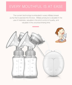 Electric breast pump unilateral and bilateral breast pump manual silicone breast pump baby breastfeeding accessories