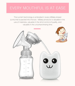 Electric breast pump unilateral and bilateral breast pump manual silicone breast pump baby breastfeeding accessories