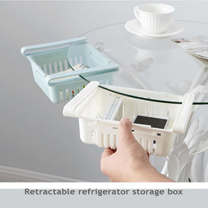 Adjustable Kitchen Refrigerator Storage Rack Fridge Freezer Shelf Holder Pull-out Drawer cozinha cuisine Refrigerator Container