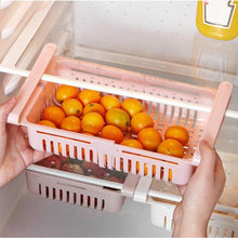 Load image into Gallery viewer, Adjustable Kitchen Refrigerator Storage Rack Fridge Freezer Shelf Holder Pull-out Drawer cozinha cuisine Refrigerator Container
